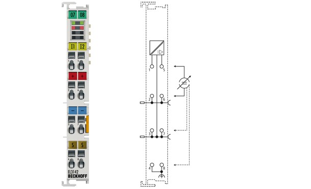 BECKHOFF EL3142-0010 -Channel Analog Input Terminal Turkey