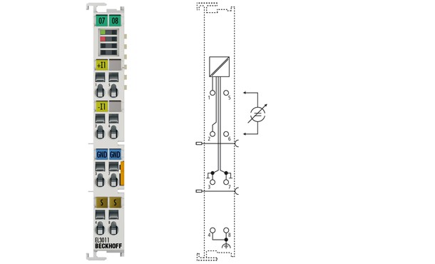 BECKHOFF EL3011 1-Channel Analog Input Terminal Turkey