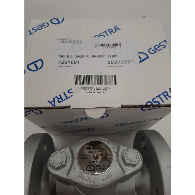 Gestra MK45-2 DN25 FL-PN40B1 (160) 7251501 Steam Trap Turkiye