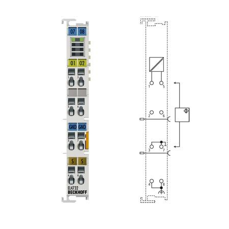 BECKHOFF EL4732 2-channel analog output terminal Turkiye