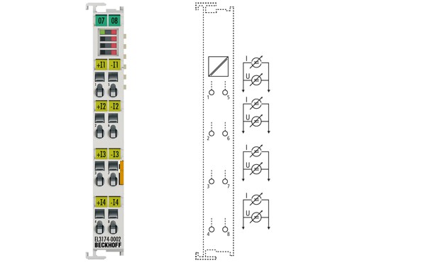 BECKHOFF EL3174-0002 4-Channel Analog Input Turkiye
