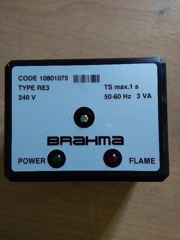 Brahma 10801075 FLAME DETECTION DEVICE 1SEC 240V 50-60HZ 3VA Turkiye