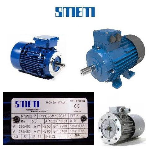 Smem Smem T3A90L 4POLES 1,5KW 230T/50HZ B3 iN B5 WiTH FLANGE Motor Turkiye